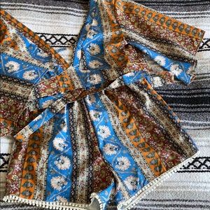 Matching short + crop top set